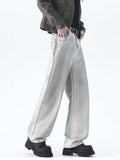 Men's Plus Size Wide Leg High Waisted Jeans - Trendsi - Flyclothing LLC