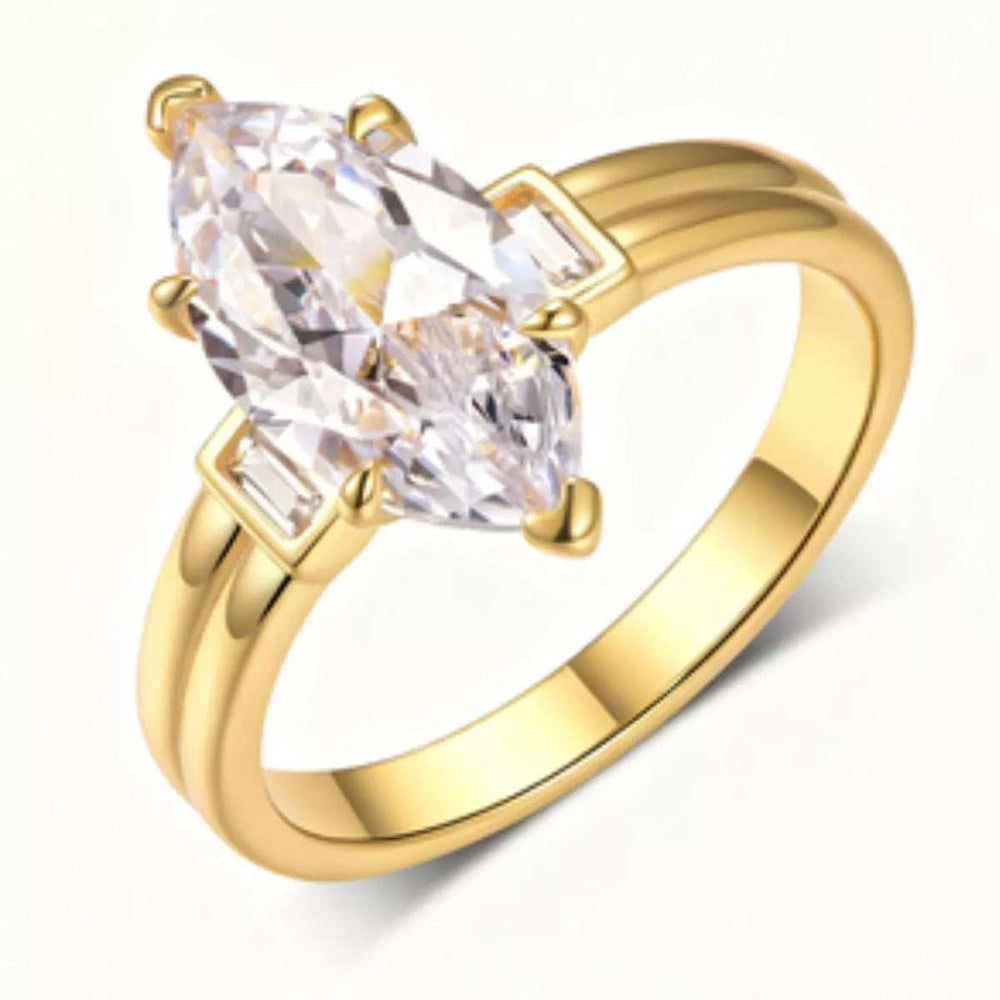 3 Carat Moissanite 925 Sterling Silver Ring - Trendsi - Flyclothing LLC