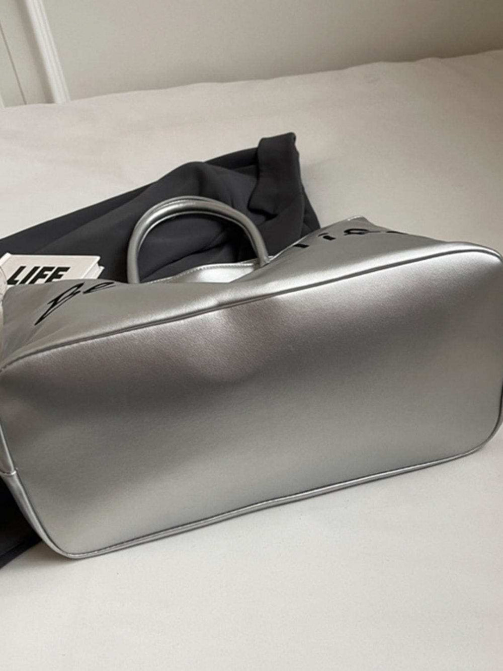 BETTER LIFE PU Leather Tote Bag - Trendsi - Flyclothing LLC