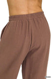 Zenana Double Gauze Elastic Band Pants - Trendsi - Flyclothing LLC