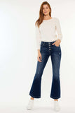 Kancan Mid Rise Button Fly Flare Jeans - Trendsi - Flyclothing LLC