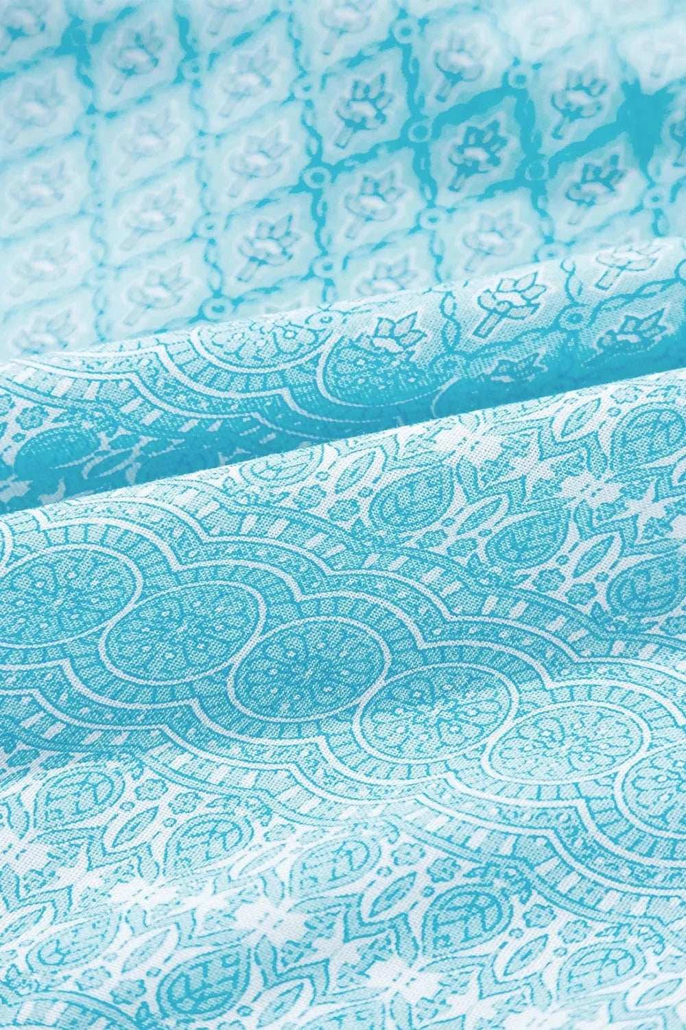 Printed Ruffled Wide Straps Tank - Trendsi - Flyclothing LLC