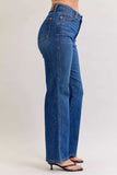 Judy Blue High Waist Tummy Control Straight Jeans - Trendsi - Flyclothing LLC