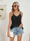 Florira Cutout Eyelet Tank - Trendsi - Flyclothing LLC