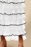 SO ME Layered Ruffled Tulle Maxi Skirt - Trendsi - Flyclothing LLC