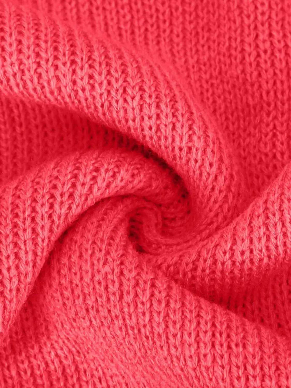 Round Neck Long Sleeve Sweater - Trendsi - Flyclothing LLC