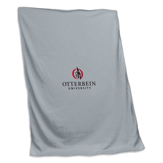 Otterbein University Screened Sweatshirt Blanket - Logo Brands - Flyclothing LLC