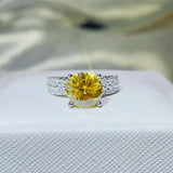 3 Carat Moissanite 925 Sterling Silver Ring - Trendsi - Flyclothing LLC