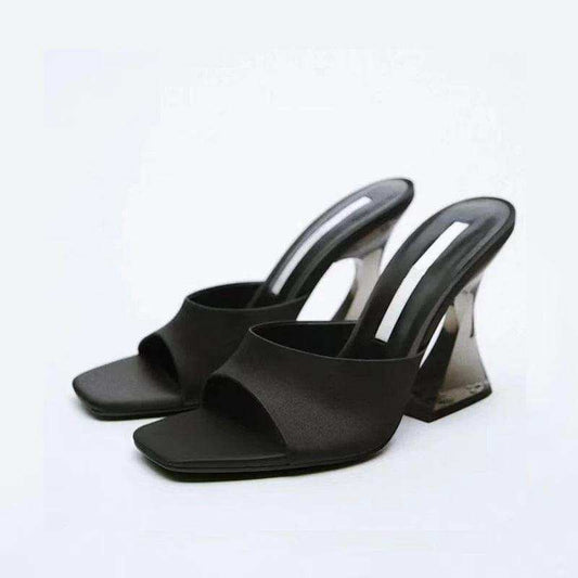 Open Toe High Heel Sandals - Trendsi - Flyclothing LLC