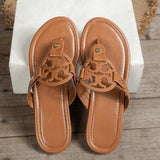 Toe Post Flats Sandals - Trendsi - Flyclothing LLC