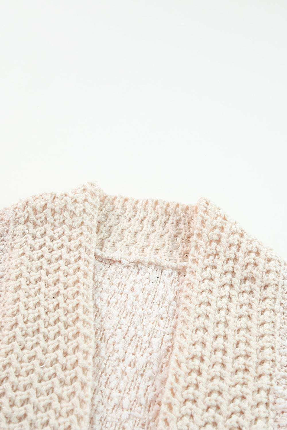 Solid Color Open Front Cardigan - Trendsi - Flyclothing LLC