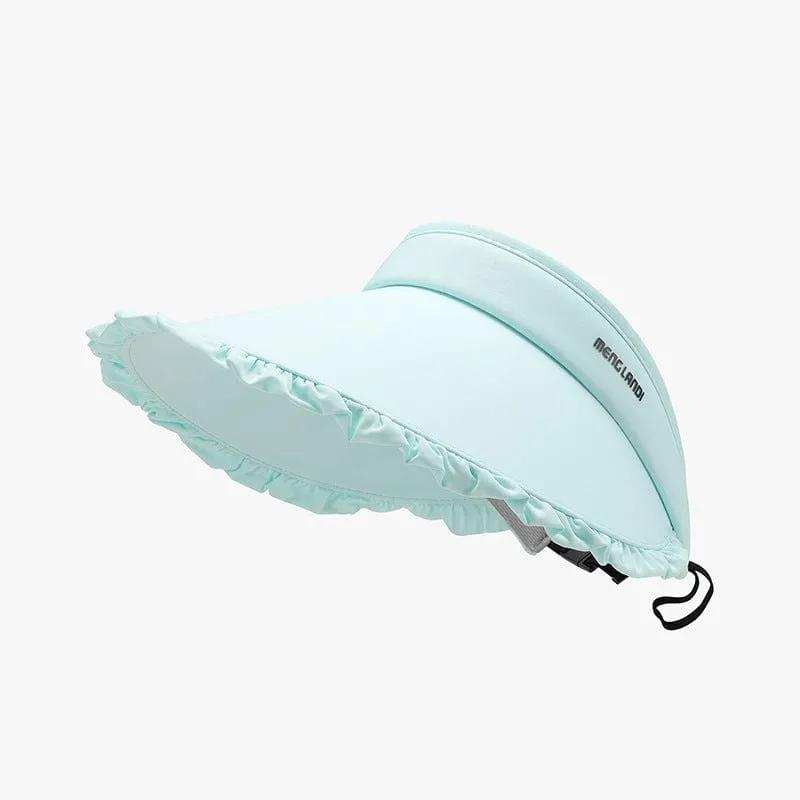Frill Adjustable Ice Silk Sun Hat - Trendsi - Flyclothing LLC