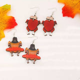 Thanksgiving Turkey Dangle Earrings - Trendsi - Flyclothing LLC