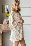 Heimish Full Size Multi Color Floral Open Cardigan Plus Size - Trendsi - Flyclothing LLC