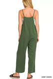 Zenana Rayon Woven Wide Leg Jumpsuit - Trendsi - Flyclothing LLC