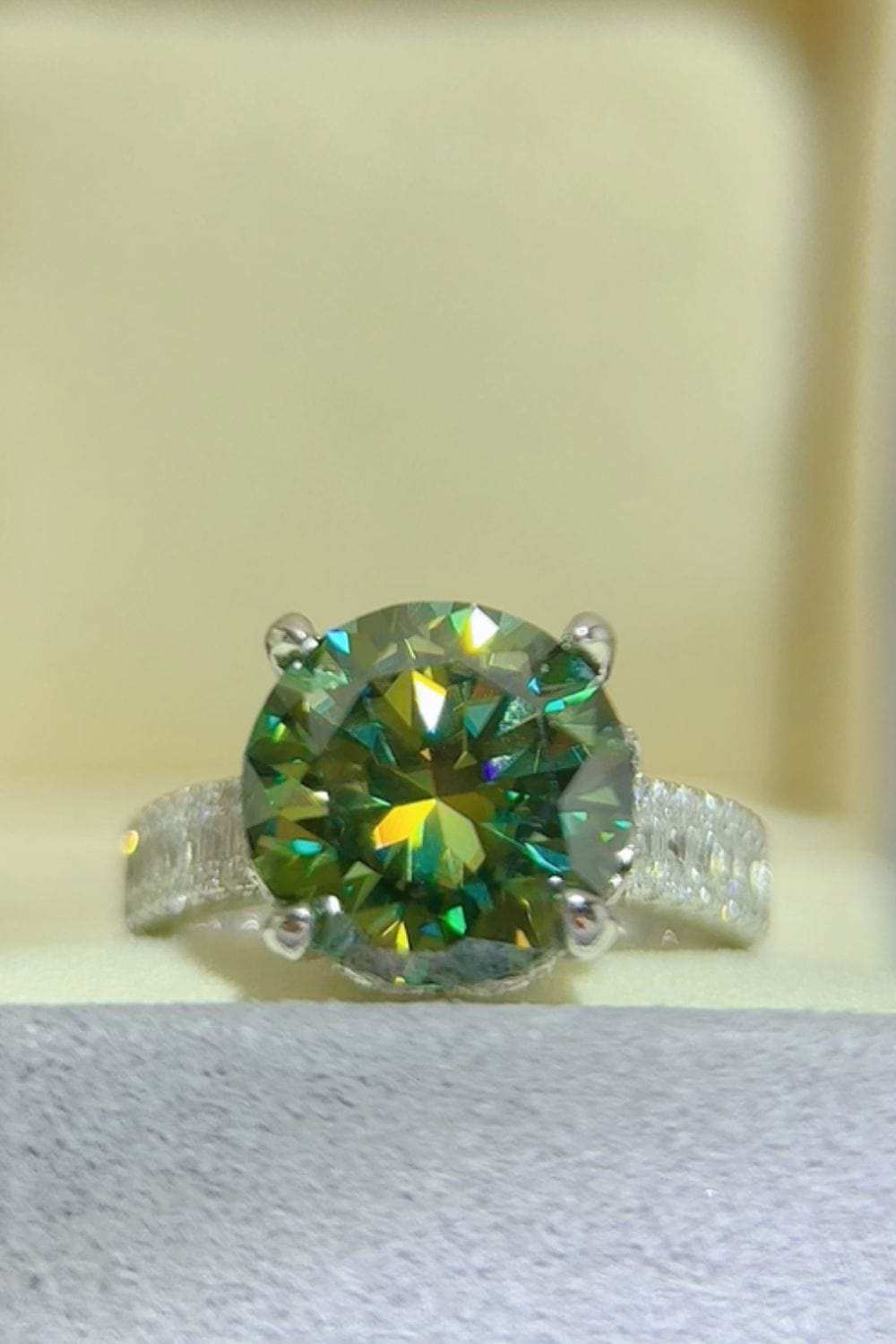 5 Carat Moissanite 925 Sterling Silver Ring - Trendsi - Flyclothing LLC