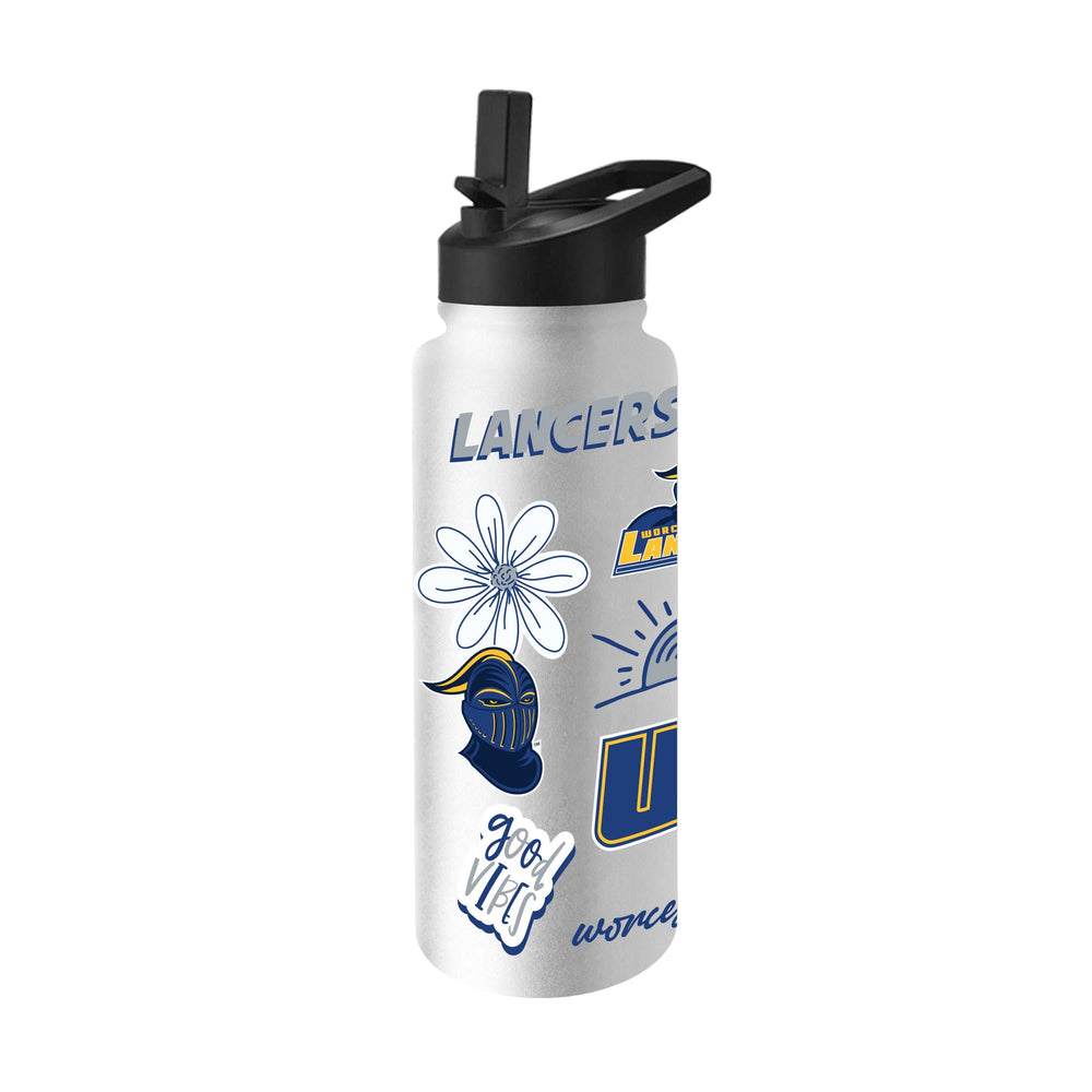 Worcester State University 34oz Native Quencher Bottle - Logo Brands - Flyclothing LLC