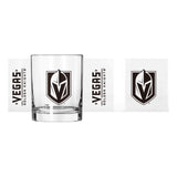 Vegas Golden Knights 14oz Gameday Rocks Glass - Logo Brands - Flyclothing LLC