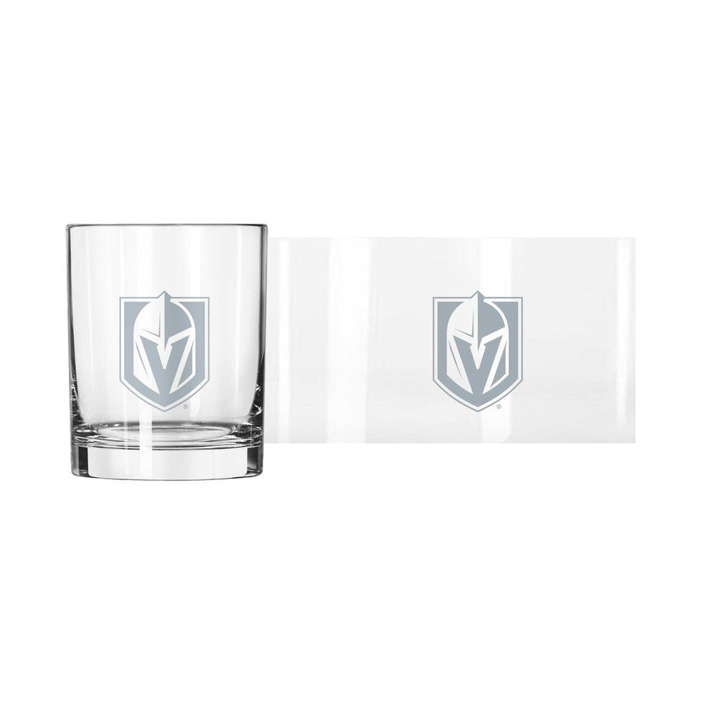 Vegas Golden Knights 14oz Frost Rocks Glass - Logo Brands - Flyclothing LLC