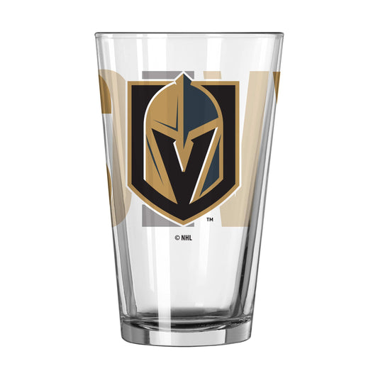 Vegas Golden Knights 16oz Overtime Pint Glass - Logo Brands - Flyclothing LLC