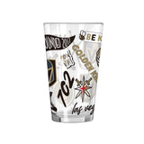 Vegas Golden Knights 16oz Native Pint Glass - Logo Brands - Flyclothing LLC