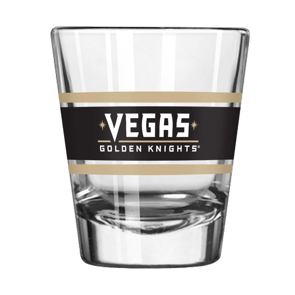 Vegas Golden Knights 2oz Stripe Shot Glass - Logo Brands - Flyclothing LLC