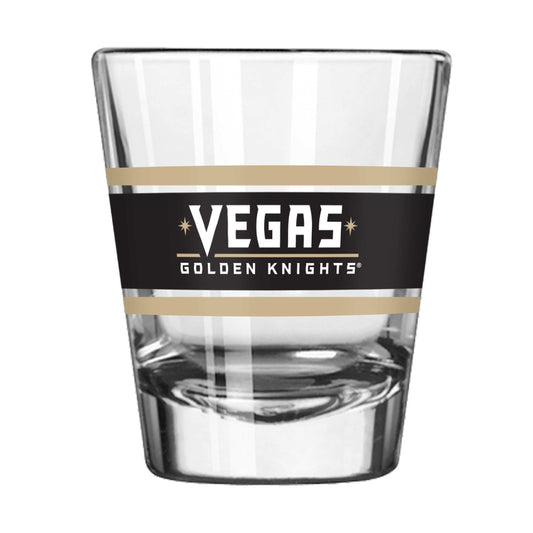 Vegas Golden Knights 2oz Stripe Shot Glass - Logo Brands - Flyclothing LLC