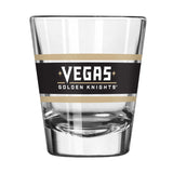 Vegas Golden Knights 2oz Stripe Shot Glass - Logo Brands - Flyclothing LLC