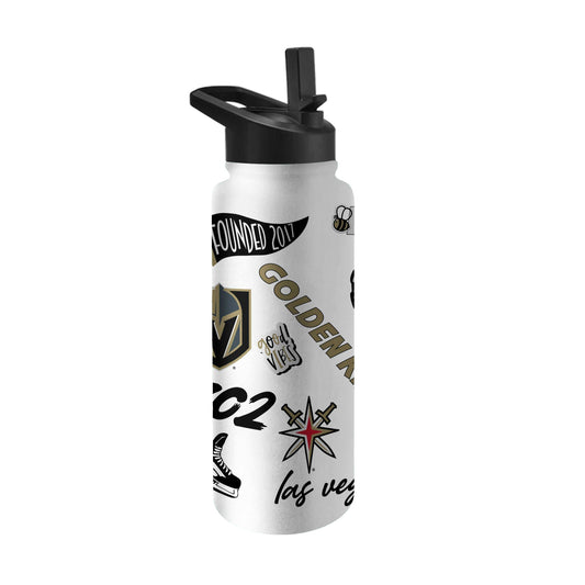 Vegas Golden Knights 34oz Native Quencher Bottle - Logo Brands - Flyclothing LLC