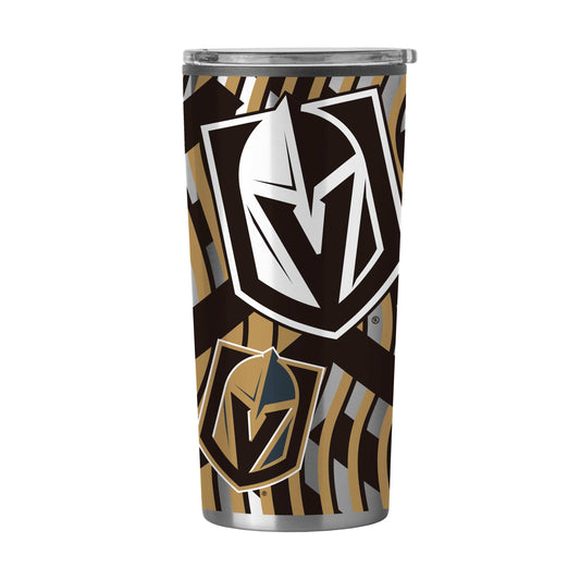Vegas Golden Knights Flex 20oz Plastic Wall Stainless Tumbler - Logo Brands - Flyclothing LLC