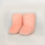 Thermal Fuzzy Platform Boots - Trendsi - Flyclothing LLC