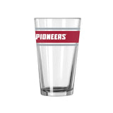 Transylvania U 16oz Stripe Pint Glass - Logo Brands - Flyclothing LLC