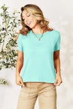 Basic Bae Bamboo Full Size Round Neck Short Sleeve T-Shirt Plus Size - Trendsi - Flyclothing LLC