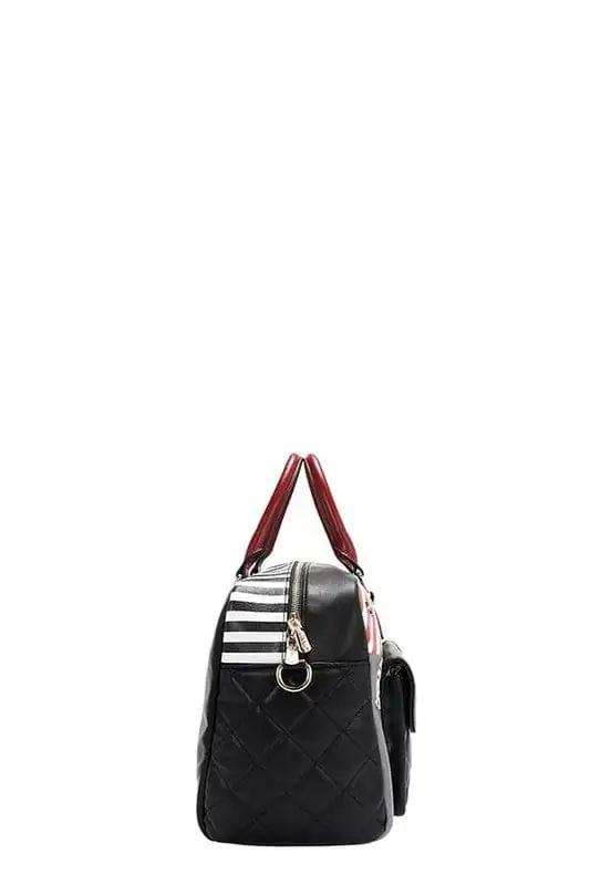 Nicole Lee USA Eco-Leather Boston Bag - Trendsi - Flyclothing LLC