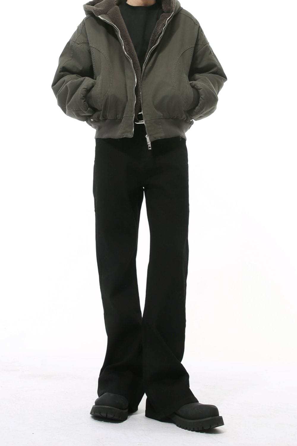 High Waist Jeans with Pockets - Trendsi - Flyclothing LLC