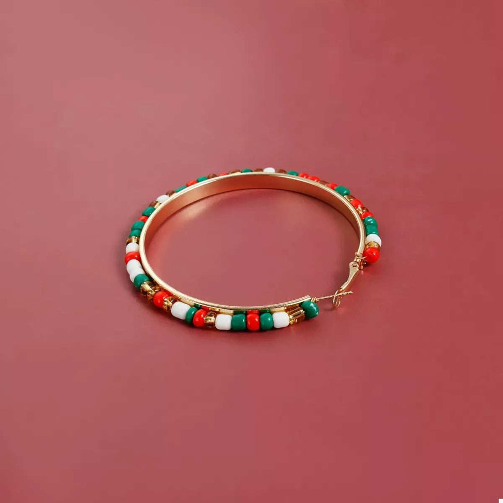 18K Gold-Plated Hoop Earrings - Trendsi - Flyclothing LLC