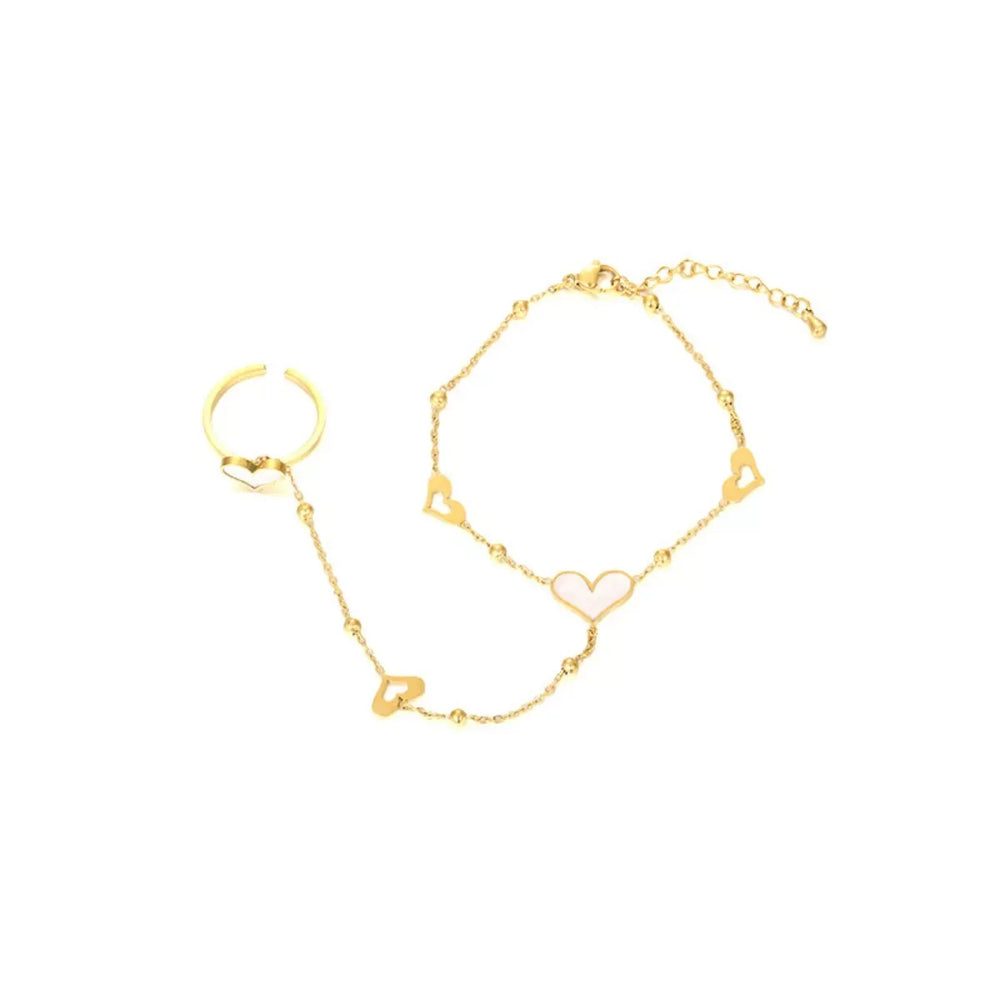 18K Gold-Plated Chain Bracelet - Trendsi - Flyclothing LLC