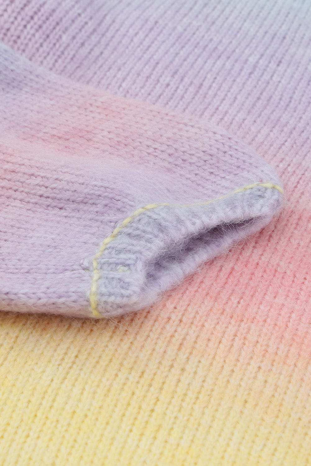 Gradient Open Front Drop Shoulder Cardigan - Trendsi - Flyclothing LLC