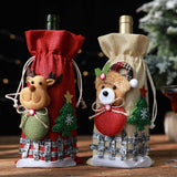 Assorted 2-Piece Christmas Doll Wine Bottle Covers - Trendsi - Flyclothing LLC