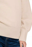 Zenana Viscose Mock Neck Exposed Seam Sweater - Trendsi - Flyclothing LLC