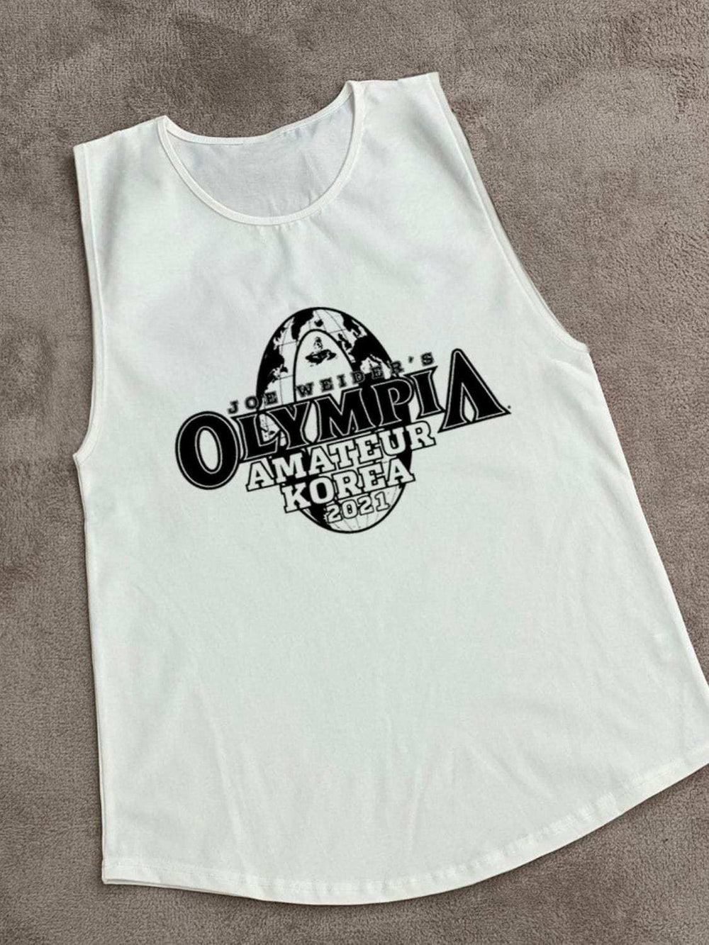 Men's Plus Size Graphic Round Neck Active Tank - Trendsi - Flyclothing LLC