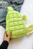 Quilted Nylon Crossbody Bag - Trendsi - Flyclothing LLC
