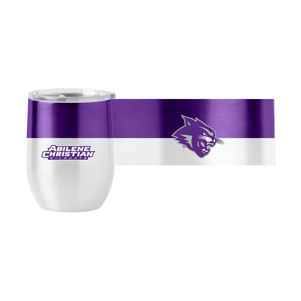 Abilene Christian University 16oz Colorblock Stainless Curved Beverage - Logo Brands - Flyclothing LLC