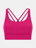 Crisscross Scoop Neck Active Tank - Trendsi - Flyclothing LLC