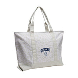 Queens Univ Charlotte Leopard Pattern Tote - Logo Brands - Flyclothing LLC