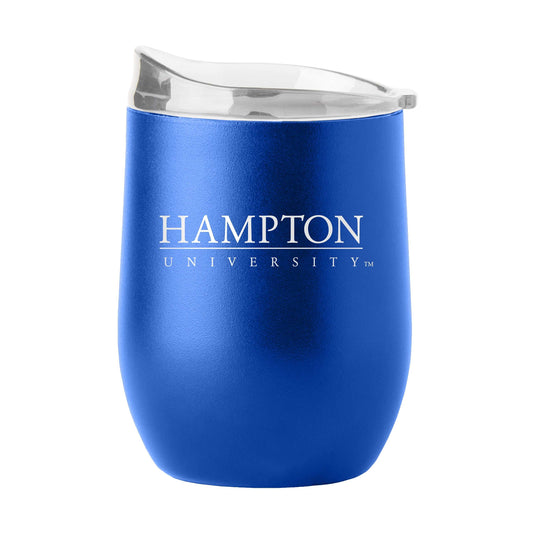 Hampton University 16oz Flipside Powder Coat Curved Bev - Logo Brands - Flyclothing LLC