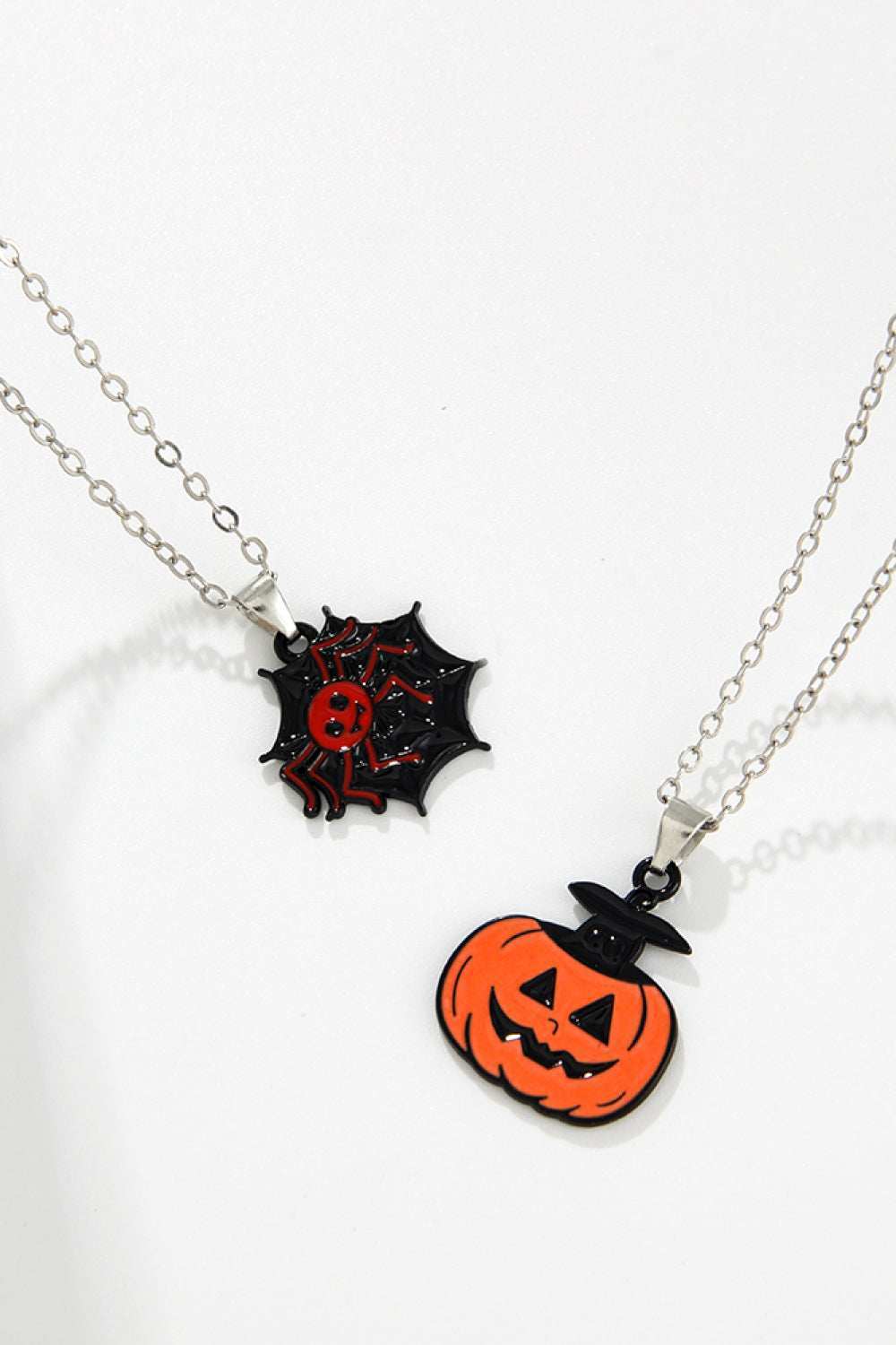 Two-Piece Halloween Theme Necklace Set - Trendsi - Flyclothing LLC