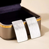 18K Gold-Plated Rectangle Earrings - Trendsi - Flyclothing LLC