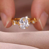 2 Carat Moissanite 925 Sterling Silver Ring - Trendsi - Flyclothing LLC