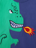 Children's Dinosaur Print Two-Tone Set - Trendsi - Flyclothing LLC